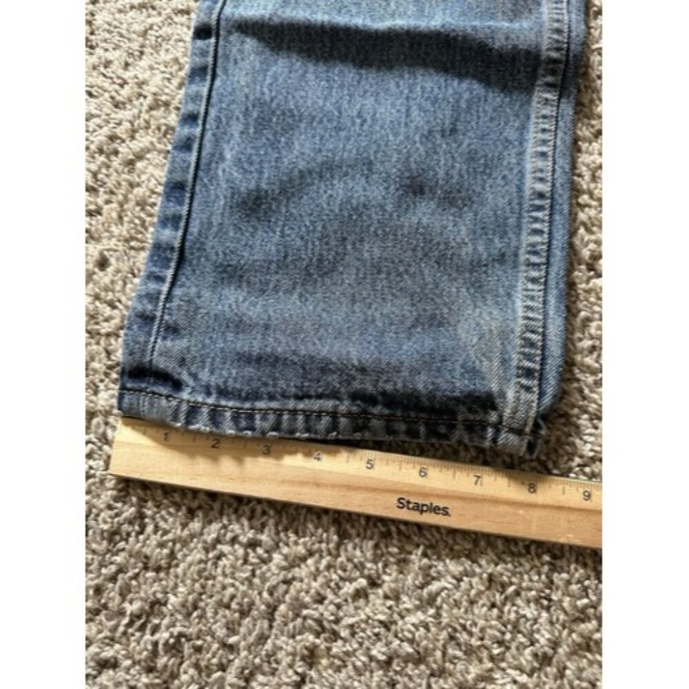 Levi's 505 Jeans Size W34 L34 Mens Straight Leg Reg Fit Medium Wash Blue Denim - Picture 5 of 15